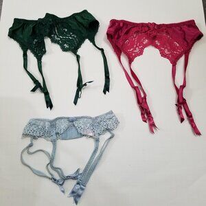 Garter belts (3 total). All from Victoria's Secret and size s